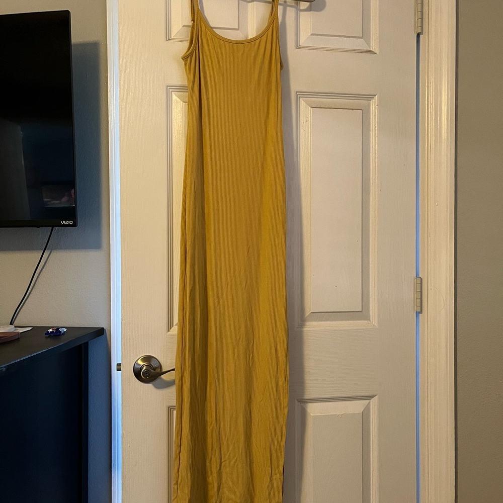 Amazon Mustard Maxi Dress